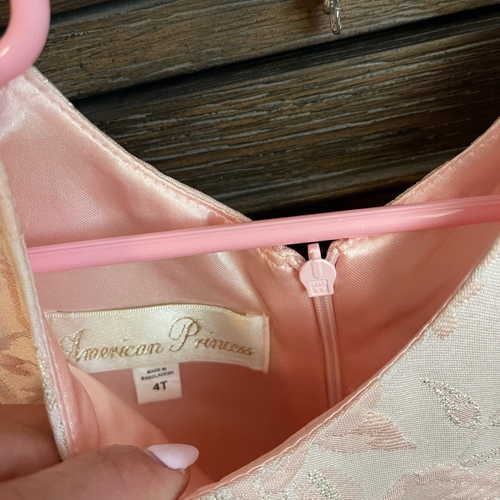 American Princess Blush Pink girl’s 4t dress